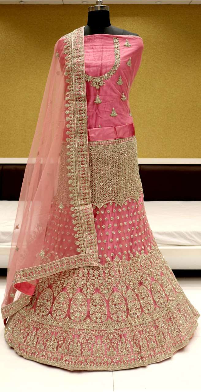 SPARK VOl-9 BY RIDDHOO FASHION 9001 TO 9004 SERIES BRIDAL WEAR COLLECTION BEAUTIFUL STYLISH COLORFUL FANCY PARTY WEAR & OCCASIONAL WEAR NET LEHENGAS AT WHOLESALE PRICE
