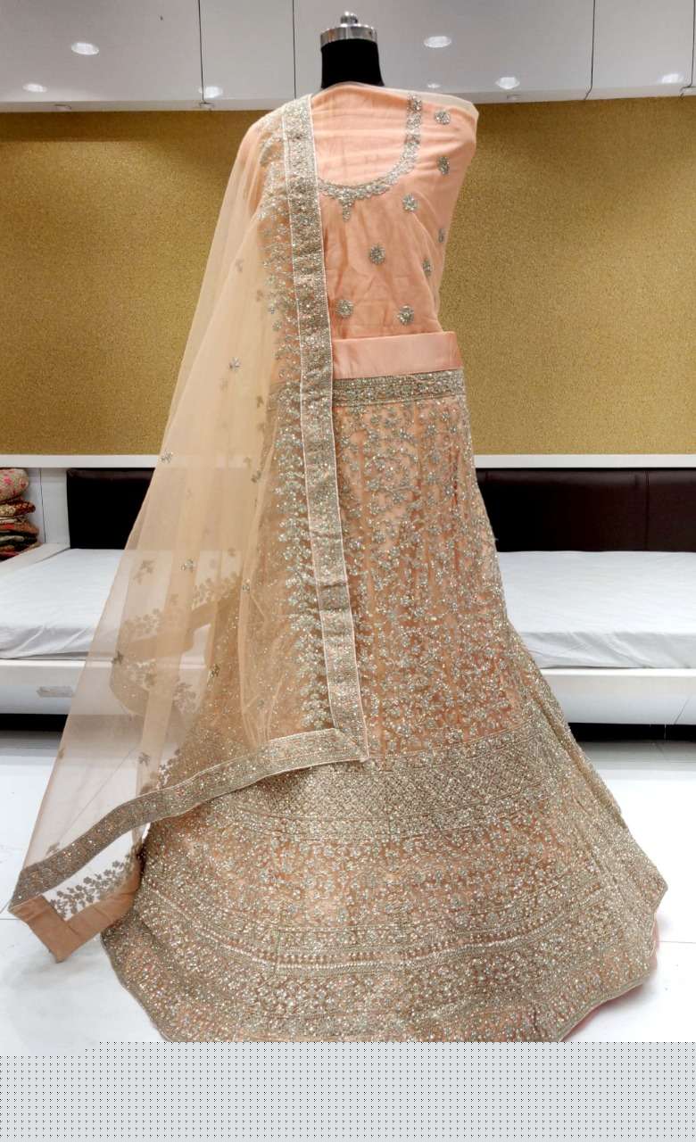SPARK VOL-10 BY RIDDHOO FASHION 10001 TO 10004 SERIES BRIDAL WEAR COLLECTION BEAUTIFUL STYLISH COLORFUL FANCY PARTY WEAR & OCCASIONAL WEAR NET LEHENGAS AT WHOLESALE PRICE