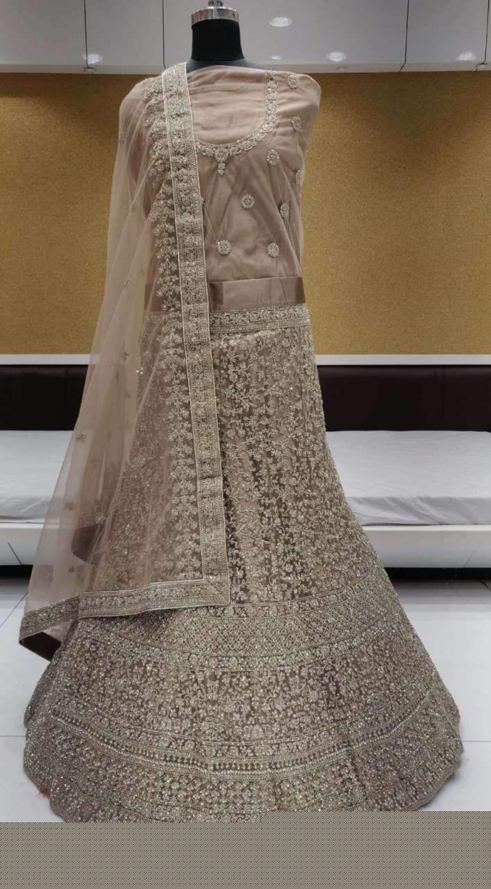 SPARK VOL-10 BY RIDDHOO FASHION 10001 TO 10004 SERIES BRIDAL WEAR COLLECTION BEAUTIFUL STYLISH COLORFUL FANCY PARTY WEAR & OCCASIONAL WEAR NET LEHENGAS AT WHOLESALE PRICE