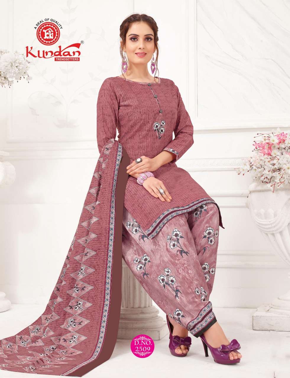 PATIYALA KUDI BY KUNDAN 2410 TO 2521 SERIES DESIGNER PATIYALA SUITS BEAUTIFUL FANCY COLORFUL STYLISH PARTY WEAR & ETHNIC WEAR COTTON PRINTED DRESSES AT WHOLESALE PRICE