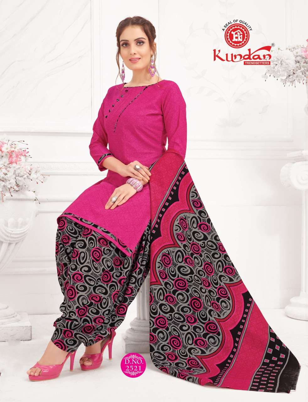 PATIYALA KUDI BY KUNDAN 2410 TO 2521 SERIES DESIGNER PATIYALA SUITS BEAUTIFUL FANCY COLORFUL STYLISH PARTY WEAR & ETHNIC WEAR COTTON PRINTED DRESSES AT WHOLESALE PRICE