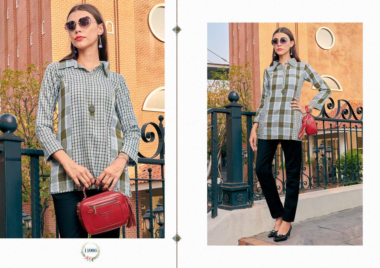 Magic Box Vol-2 By Art Riddhs 11001 To 11006 Series Beautiful Stylish Colorful Fancy Party Wear & Ethnic Wear & Ready To Wear Heavy Cotton Kurtis At Wholesale Price