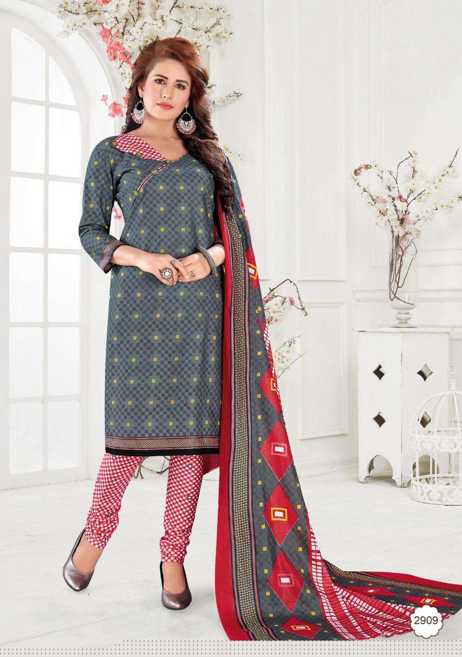 MEERA VOL-29 BY COTTON PLUSE 2901 TO 2916 SERIES DESIGNER SUITS BEAUTIFUL FANCY COLORFUL STYLISH PARTY WEAR & ETHNIC WEAR PURE COTTON PRINTED DRESSES AT WHOLESALE PRICE