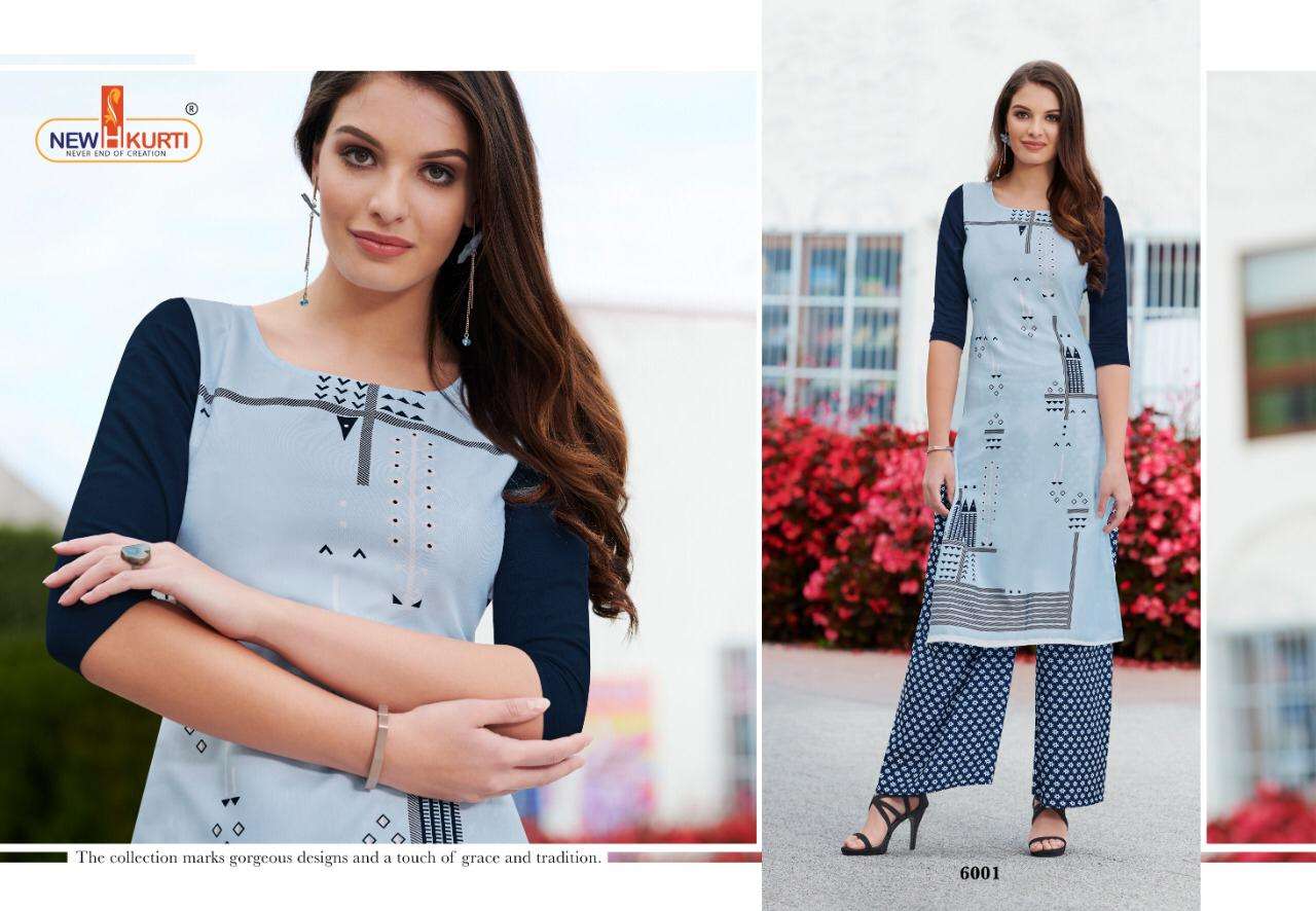 NEITH BY NEHA FASHION 6001 TO 6007 SERIES BEAUTIFUL STYLISH COLORFUL FANCY PARTY WEAR & ETHNIC WEAR & READY TO WEAR HEAVY RAYON WITH DIGITAL PRINT KURTIS WITH BOTTOM AT WHOLESALE PRICE