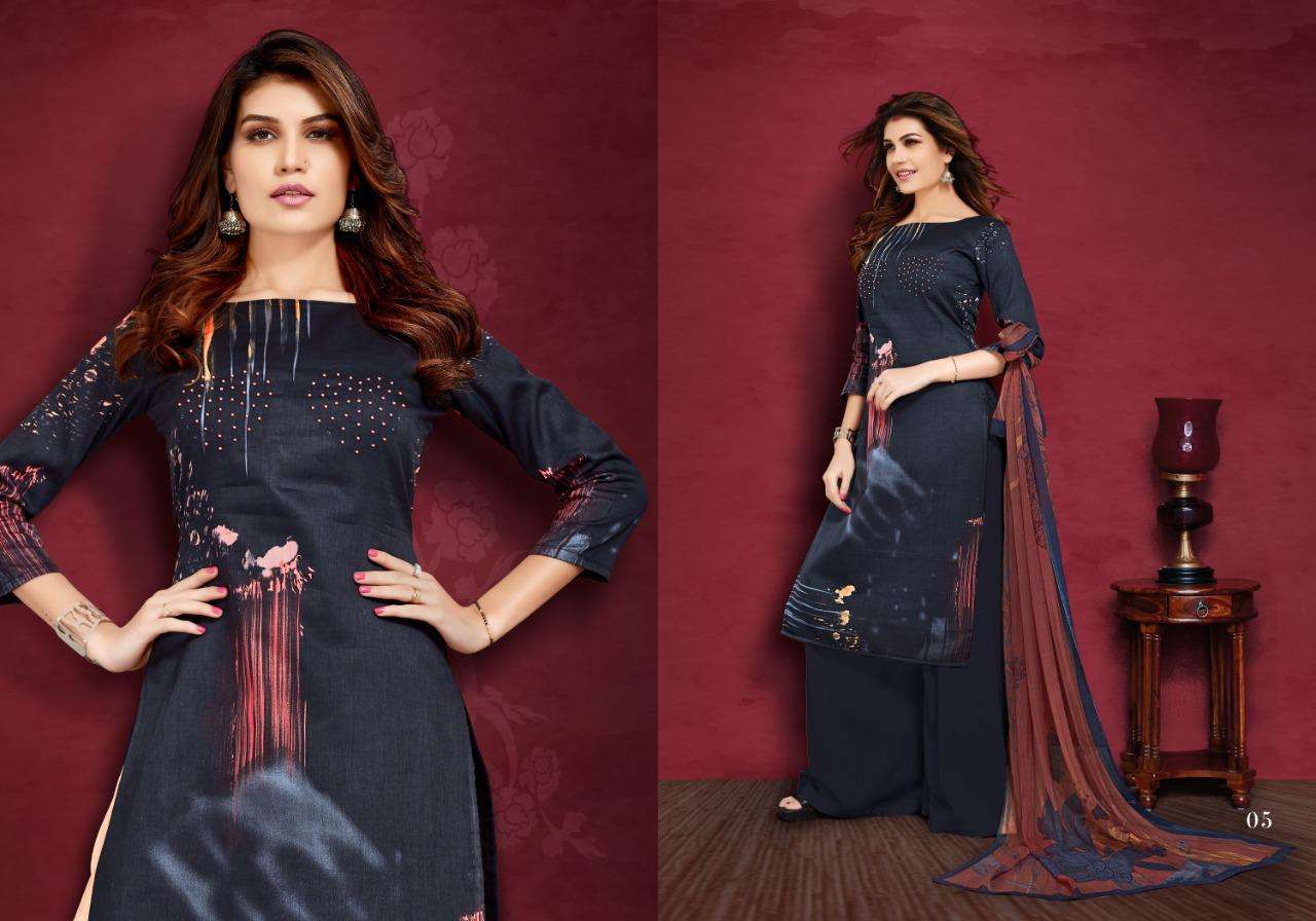 DOLLAR VOL-2 BY RANI 01 TO 05 SERIES DESIGNER SUITS BEAUTIFUL FANCY COLORFUL STYLISH PARTY WEAR & ETHNIC WEAR HEAVY JAM SILK PRINTED DRESSES AT WHOLESALE PRICE