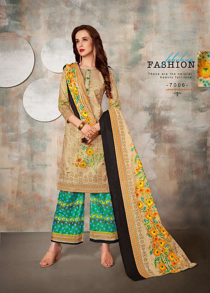 KASHISH VOL-7 BY SLT 7001 TO 7010 SERIES DESIGNER SUITS BEAUTIFUL FANCY COLORFUL STYLISH PARTY WEAR & ETHNIC WEAR PURE COTTON PRINTED DRESSES AT WHOLESALE PRICE