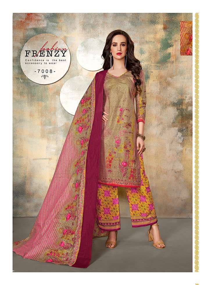 KASHISH VOL-7 BY SLT 7001 TO 7010 SERIES DESIGNER SUITS BEAUTIFUL FANCY COLORFUL STYLISH PARTY WEAR & ETHNIC WEAR PURE COTTON PRINTED DRESSES AT WHOLESALE PRICE