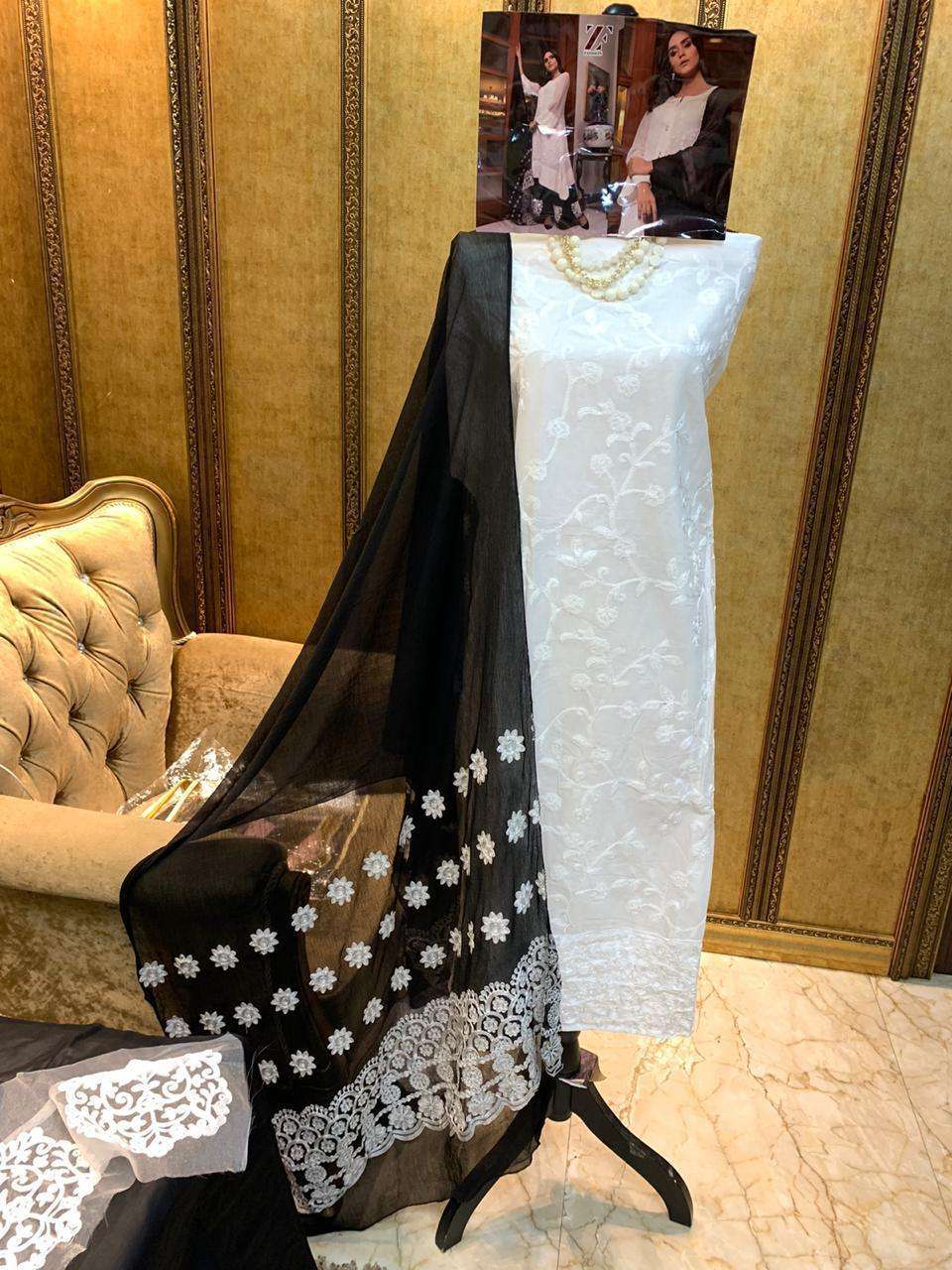 ZUNAIRI LAWN HIT DESIGN 1001 BY ZIYA FASHION BEAUTIFUL PAKISTANI SUITS COLORFUL STYLISH FANCY CASUAL WEAR & ETHNIC WEAR CAMBRIC COTTON EMBROIDERED DRESSES AT WHOLESALE PRICE