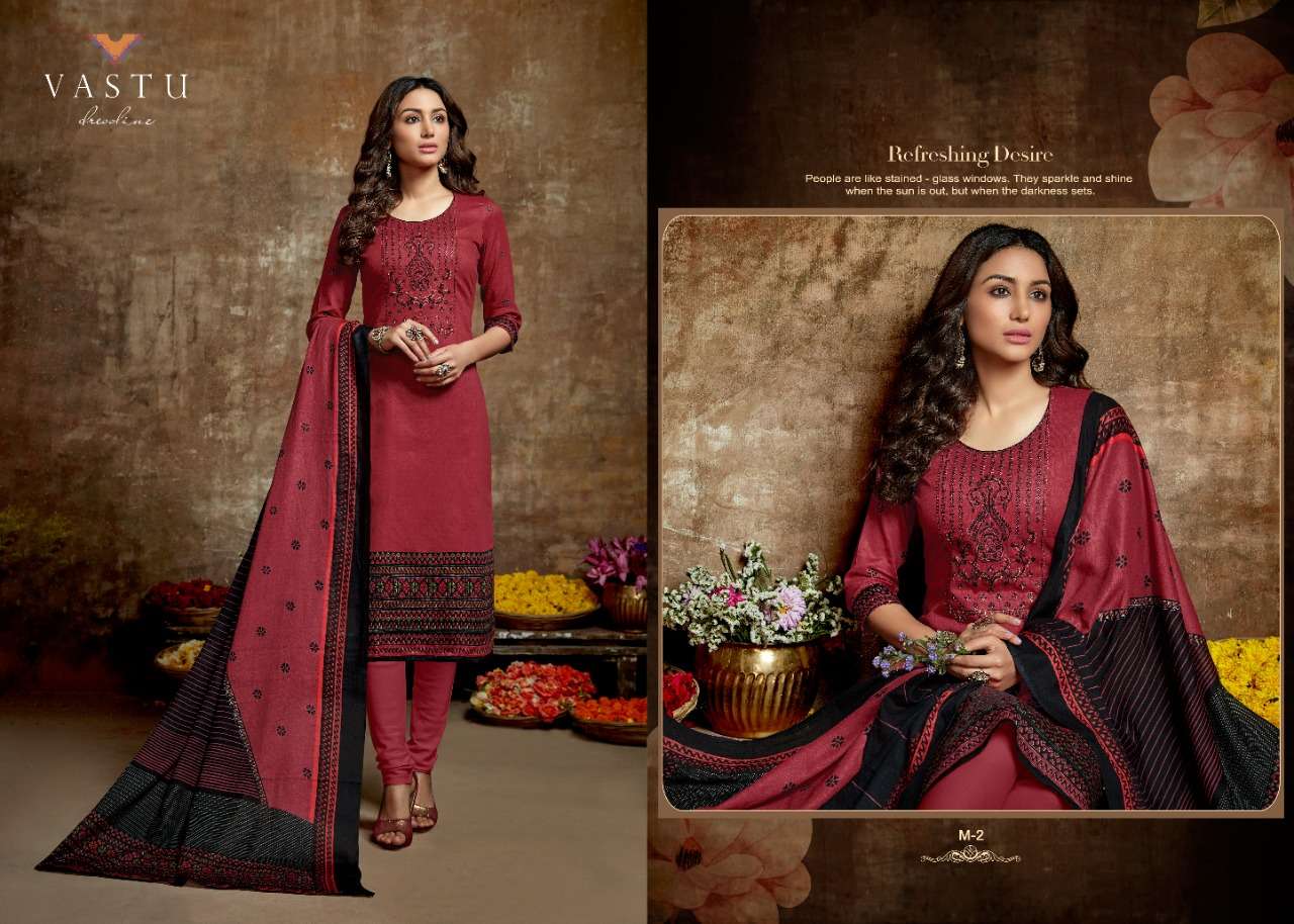 MALHAR BY VASTU TEX 1 TO 10 SERIES BEAUTIFUL SUITS COLORFUL STYLISH FANCY COLORFUL CASUAL WEAR & ETHNIC WEAR SATIN COTTON PRINTED DRESSES AT WHOLESALE PRICE
