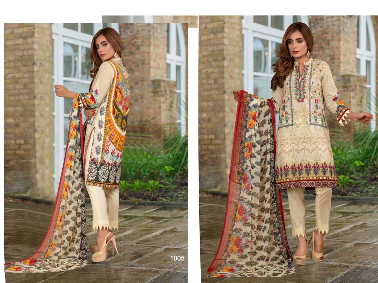 MAHNOOR BY BIN SAEED 1001 TO 1010 DESIGNER SUITS BEAUTIFUL STYLISH FANCY COLORFUL PARTY WEAR & ETHNIC WEAR PURE LAWN COTTON DRESSES AT WHOLESALE PRICE