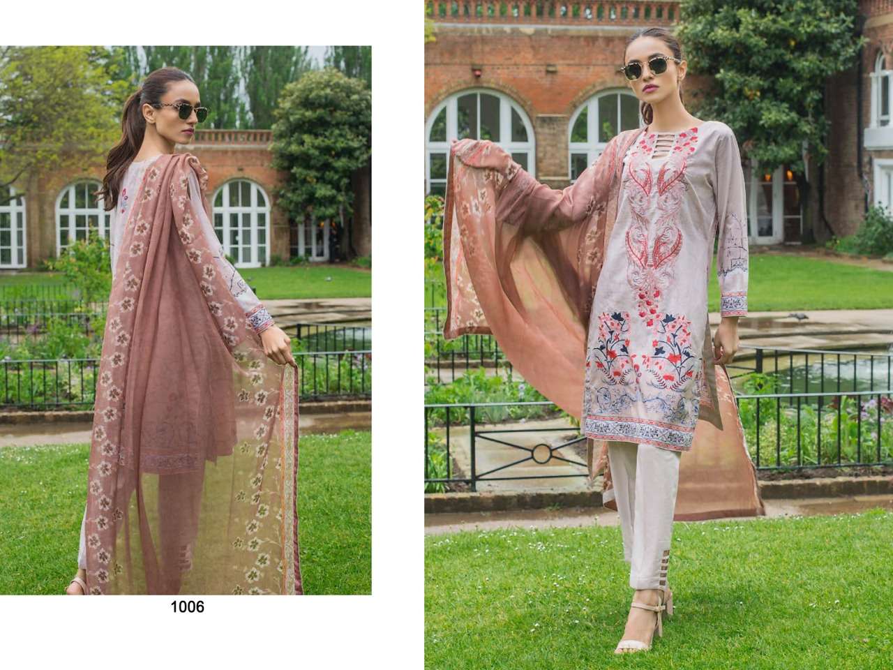 MAHNOOR BY BIN SAEED 1001 TO 1010 DESIGNER SUITS BEAUTIFUL STYLISH FANCY COLORFUL PARTY WEAR & ETHNIC WEAR PURE LAWN COTTON DRESSES AT WHOLESALE PRICE