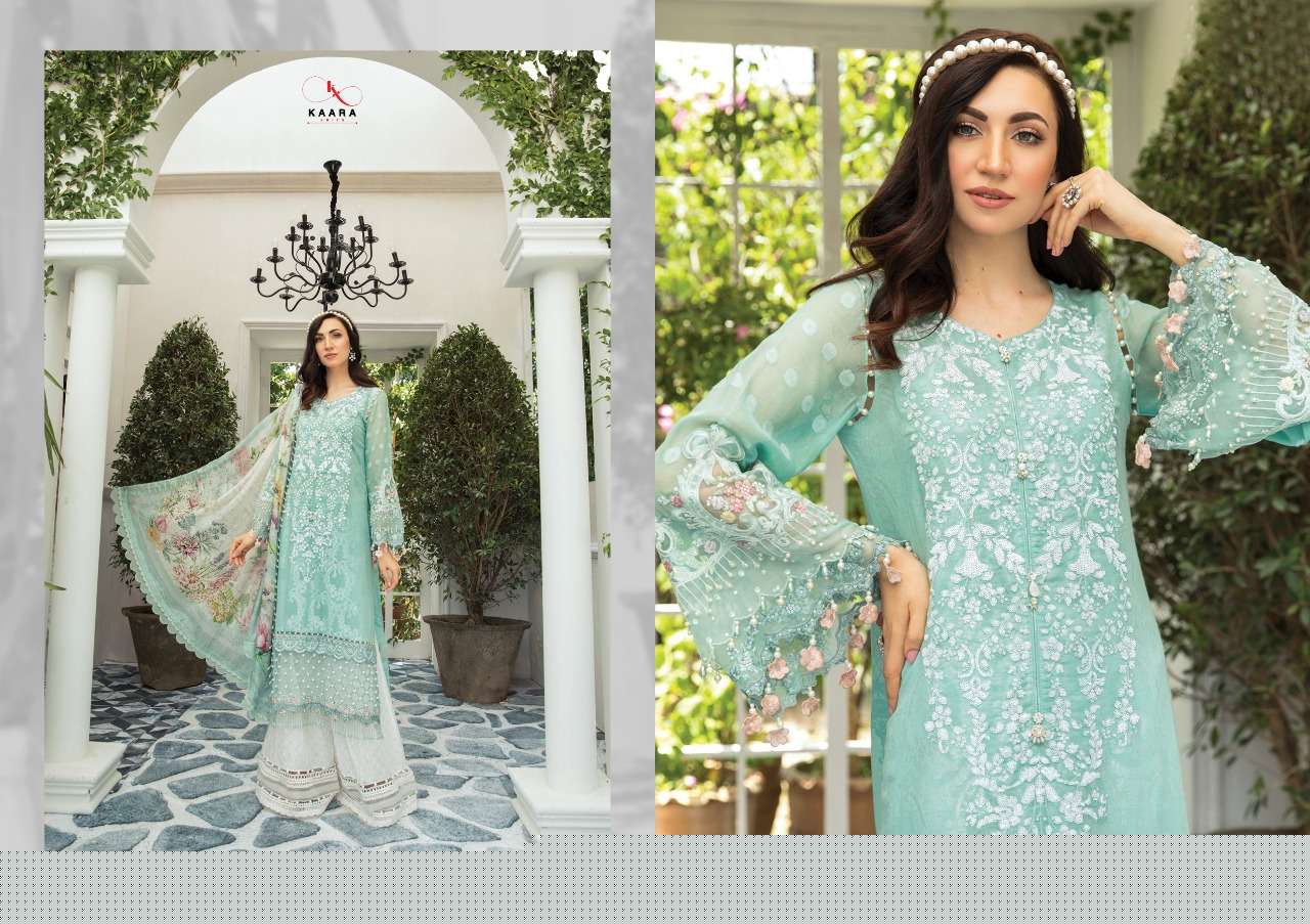 MARIA.B LAWN EID COLLECTION 2020 BY KAARA SUITS 261 TO 265 DESIGNER FESTIVE PAKISTANI SUITS COLLECTION BEAUTIFUL STYLISH FANCY COLORFUL PARTY WEAR & OCCASIONAL WEAR PURE COTTON WITH EMBROIDERED DRESSES AT WHOLESALE PRICE