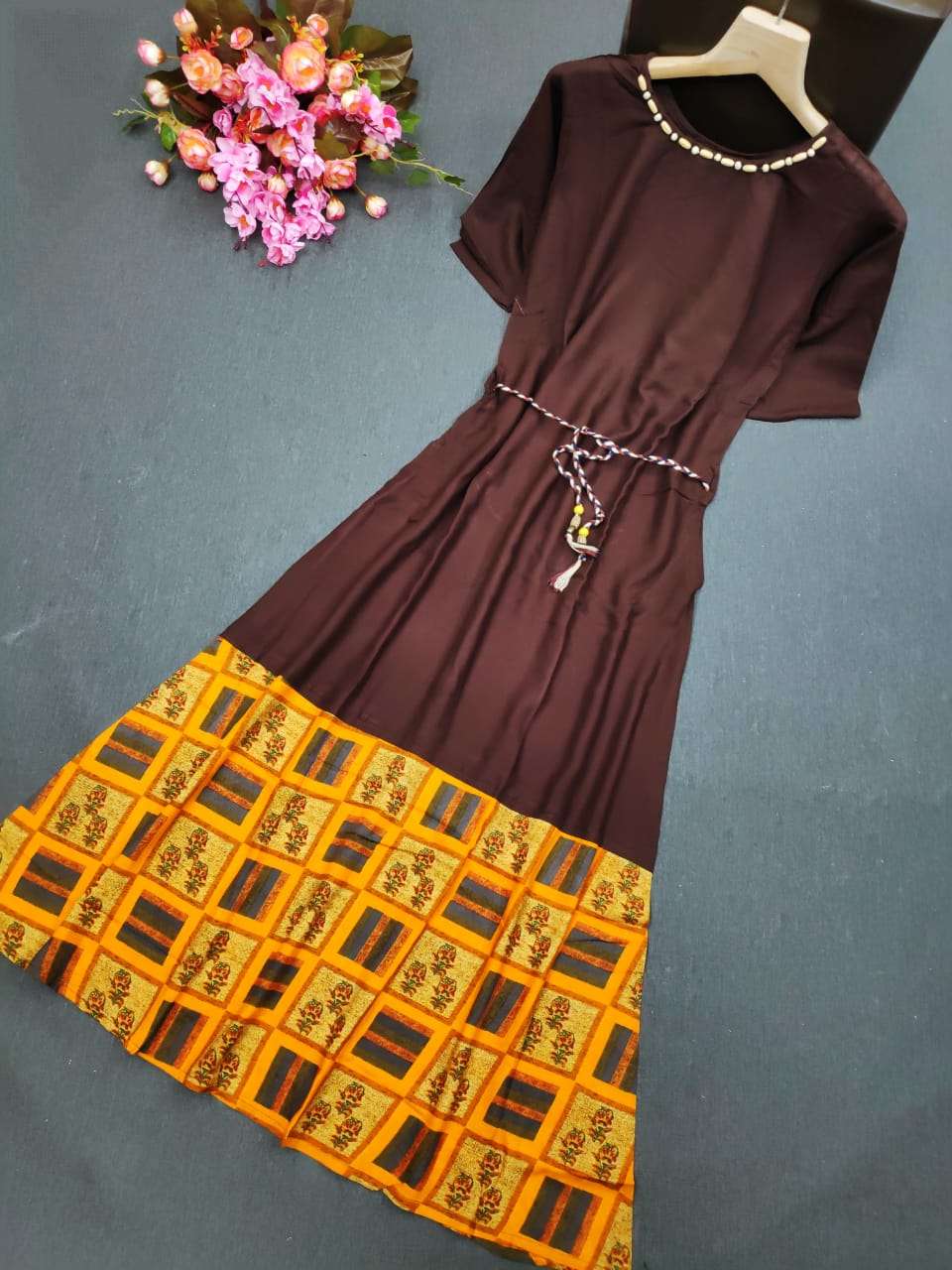 WESTERN VOL-3 BY VEE FAB 101 TO 104 SERIES DESIGNER BEAUTIFUL STYLISH FANCY COLORFUL PARTY WEAR & OCCASIONAL WEAR PREMIUM RAYON 14 KG DYED PRINTED GOWNS AT WHOLESALE PRICE