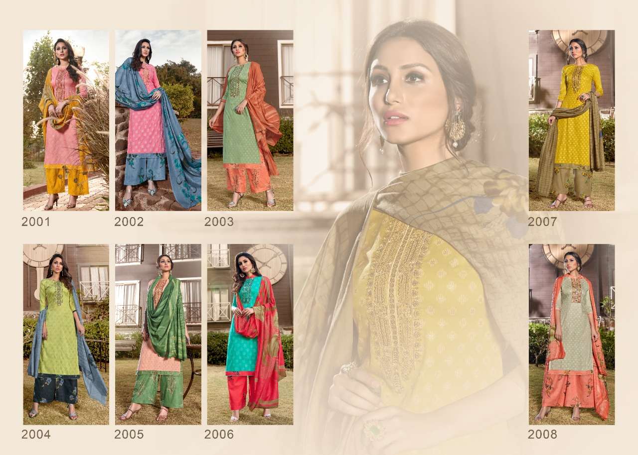 VIOLET BY 7 CLOUDS 2001 TO 2008 DESIGNER SUITS BEAUTIFUL STYLISH FANCY COLORFUL PARTY WEAR & ETHNIC WEAR PURE JAM PRINTED WITH EMBROIDERY DRESSES AT WHOLESALE PRICE