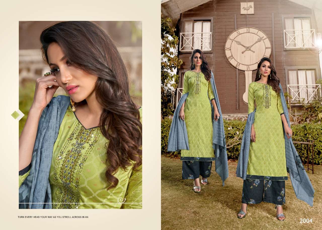 VIOLET BY 7 CLOUDS 2001 TO 2008 DESIGNER SUITS BEAUTIFUL STYLISH FANCY COLORFUL PARTY WEAR & ETHNIC WEAR PURE JAM PRINTED WITH EMBROIDERY DRESSES AT WHOLESALE PRICE