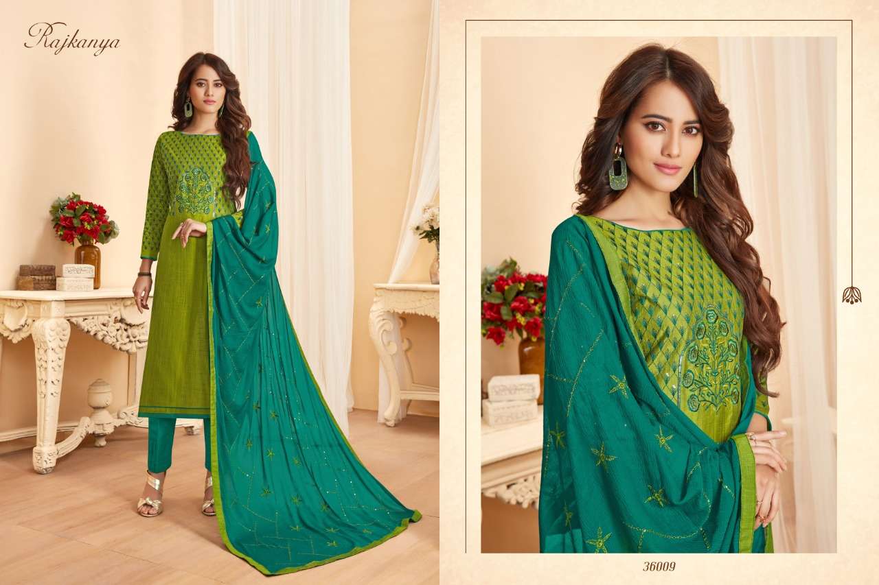 NIRALI VOL-7 BY RAGHAV ROYALS 36001 TO 36012 SERIES BEAUTIFUL SUITS STYLISH FANCY COLORFUL PARTY WEAR & ETHNIC WEAR SOUTH COTTON SLUB EMBROIDERED DRESSES AT WHOLESALE PRICE
