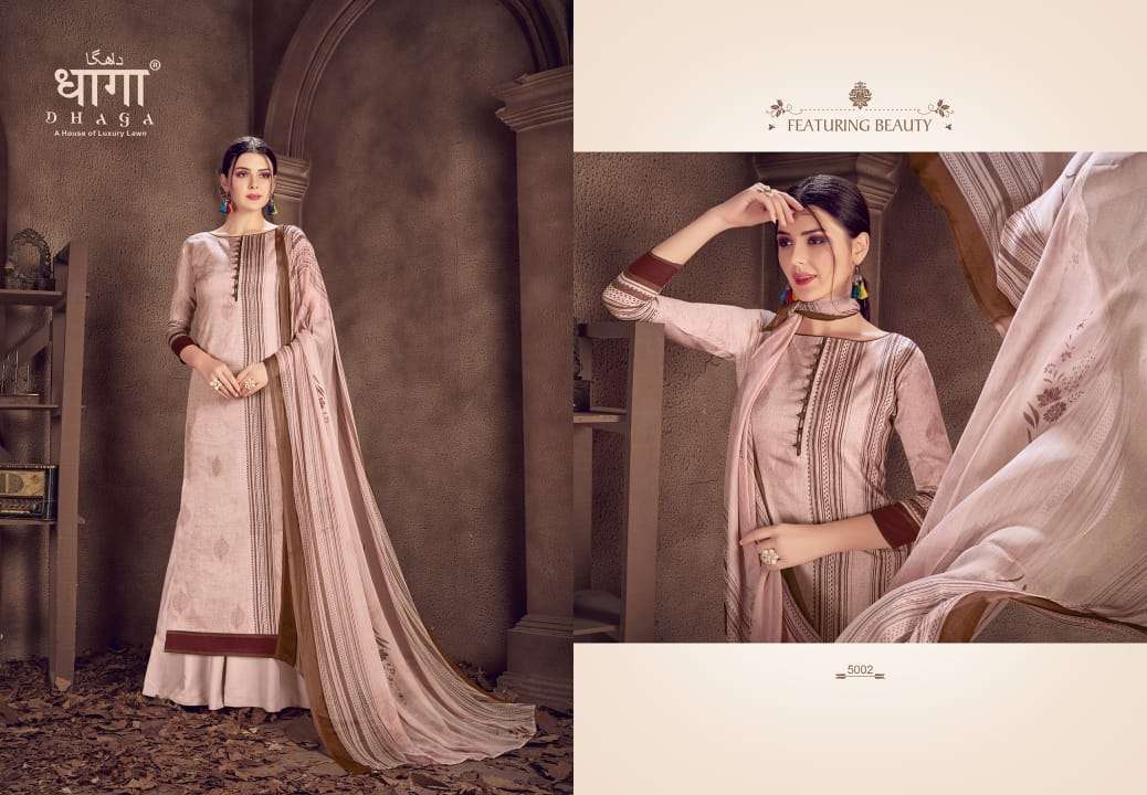 NAVIKA BY DHAGA 5001 TO 5006 SERIES BEAUTIFUL SHARARA SUITS STYLISH FANCY COLORFUL CASUAL WEAR & ETHNIC WEAR PURE COTTON SATIN PRINTED DRESSES AT WHOLESALE PRICE