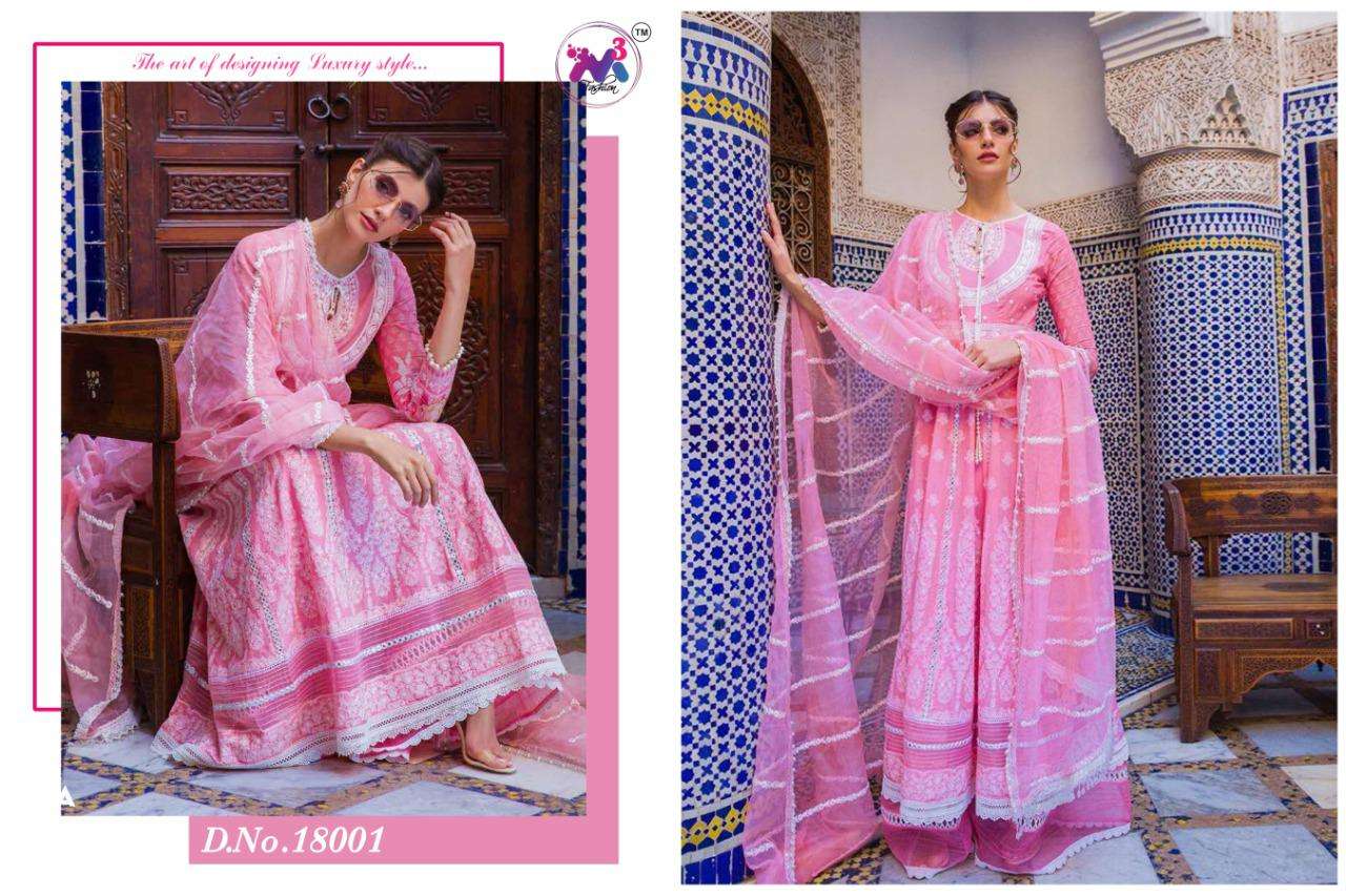 SOBIA NAZIR VOL-2 BY M3 FASHION 18001 TO 18006 SERIES DESIGNER PAKISTANI SUITS BEAUTIFUL FANCY STYLISH COLORFUL PARTY WEAR & OCCASIONAL WEAR PURE JAM SATIN WITH EMBROIDERY DRESSES AT WHOLESALE PRICE