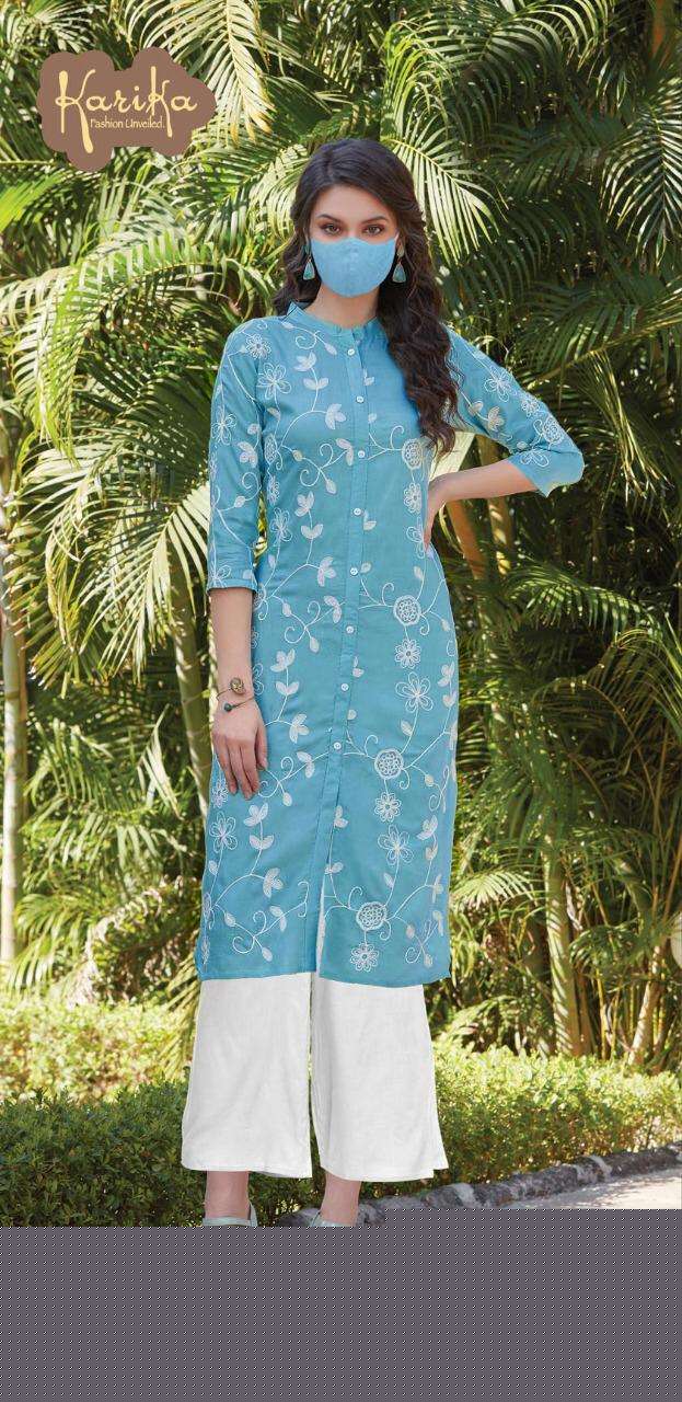 LILY VOL-2 BY KARIKA 01 TO 06 SERIES BEAUTIFUL STYLISH COLORFUL FANCY PARTY WEAR & ETHNIC WEAR & READY TO WEAR COTTONJ SLUB PRINTED KURTIS AT WHOLESALE PRICE
