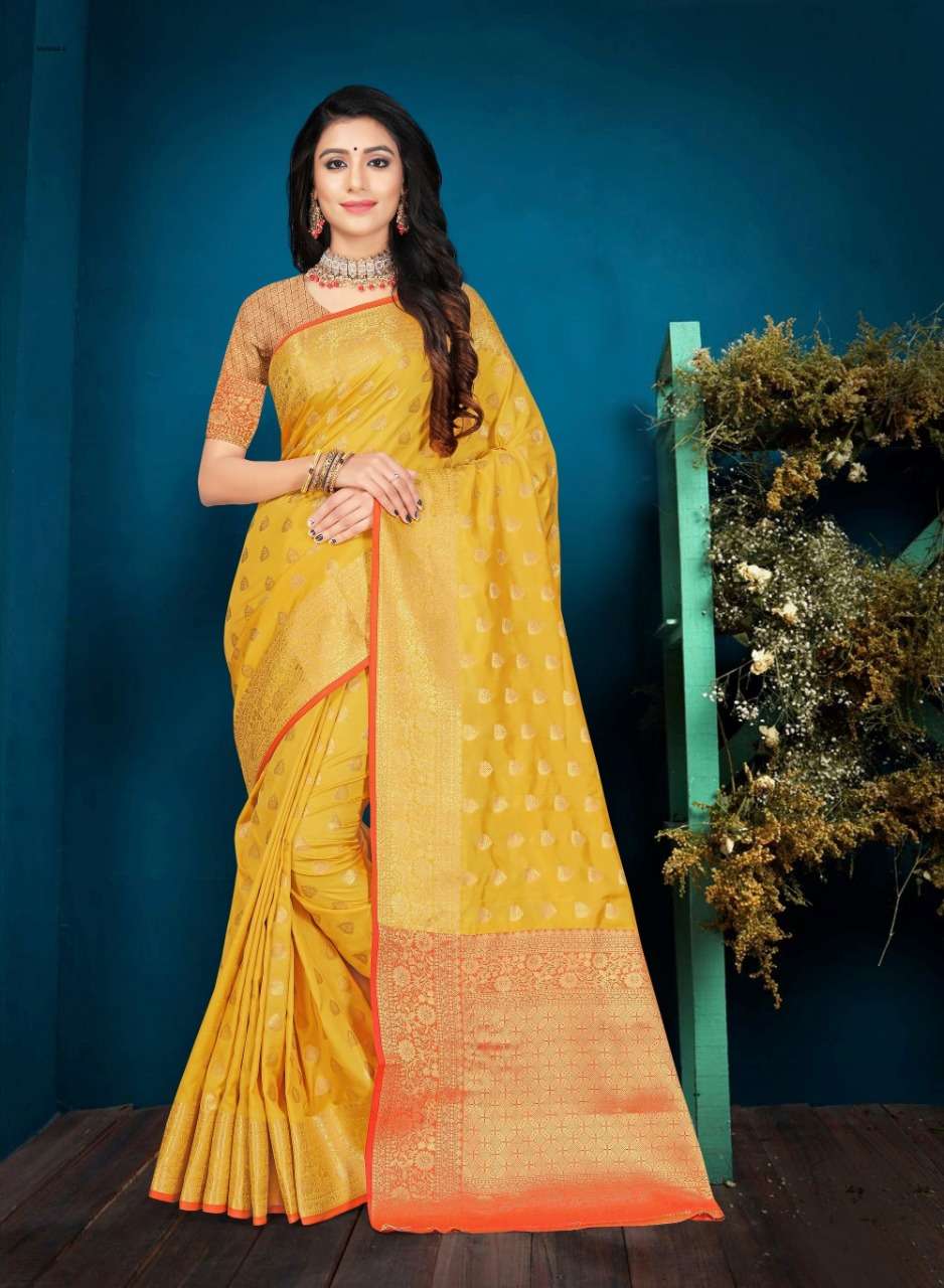 MEGHALAYA BY INDIAN WOMEN 1001 TO 1006 SERIES INDIAN TRADITIONAL WEAR COLLECTION BEAUTIFUL STYLISH FANCY COLORFUL PARTY WEAR & OCCASIONAL WEAR JUTE SILK SAREES AT WHOLESALE PRICE