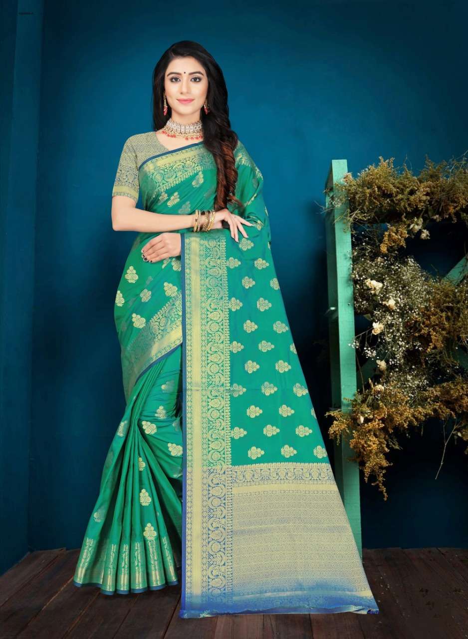 MEGHALAYA BY INDIAN WOMEN 1001 TO 1006 SERIES INDIAN TRADITIONAL WEAR COLLECTION BEAUTIFUL STYLISH FANCY COLORFUL PARTY WEAR & OCCASIONAL WEAR JUTE SILK SAREES AT WHOLESALE PRICE