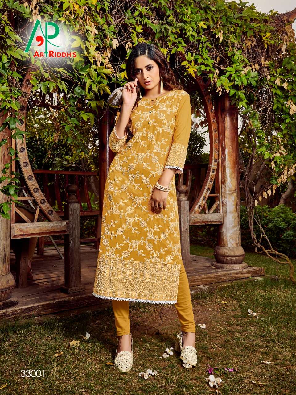 MALL CULTURE BY ART RIDDHS 33001 TO 33006 SERIES STYLISH FANCY BEAUTIFUL COLORFUL CASUAL WEAR & ETHNIC WEAR RAYON SLUB PRINTED KURTIS AT WHOLESALE PRICE