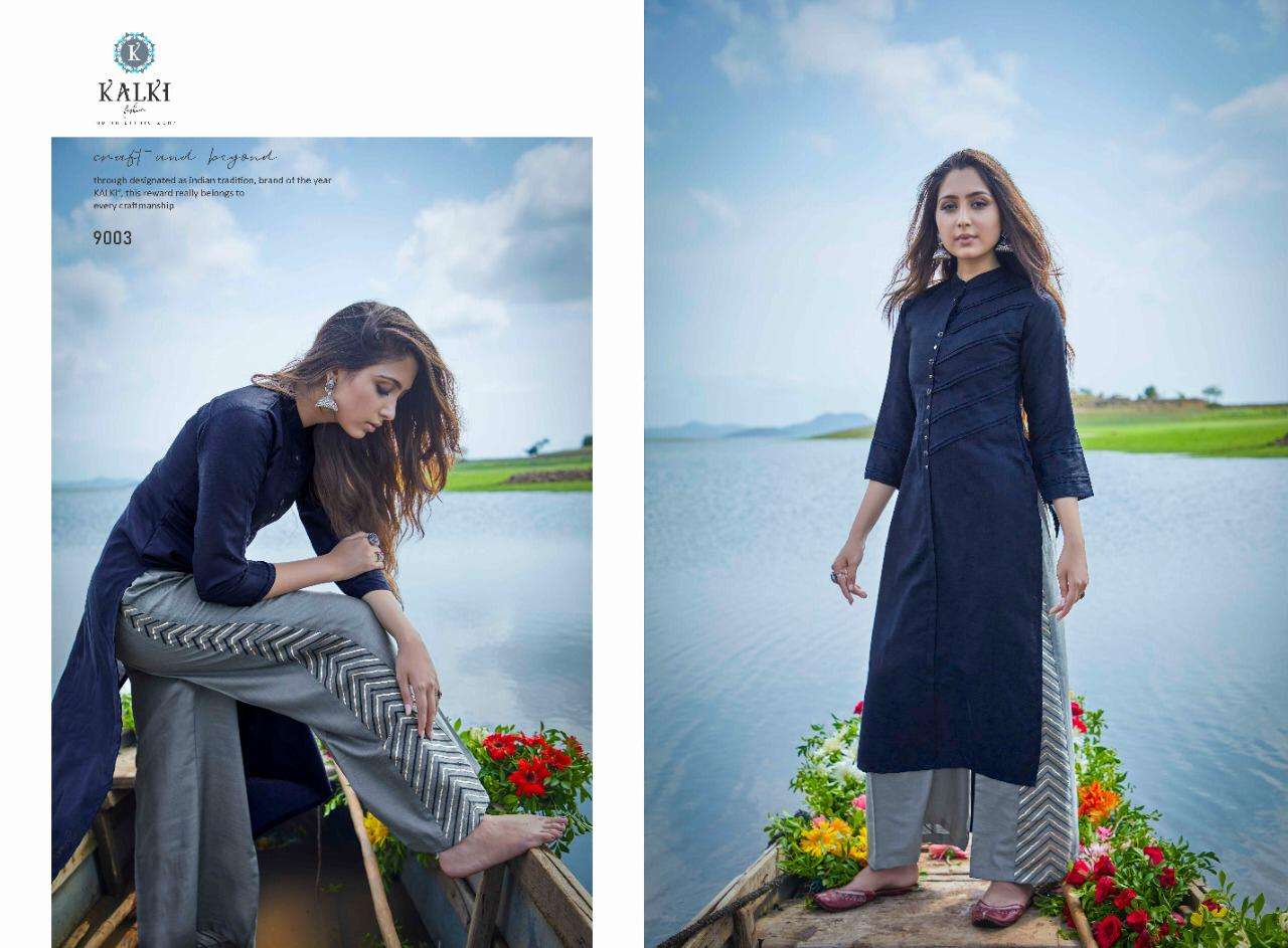 MIRROW VOL-9 BY KALKI 9001 TO 9006 SERIES BEAUTIFUL STYLISH COLORFUL FANCY PARTY WEAR & ETHNIC WEAR & READY TO WEAR PURE RUBY COTTON WITH EMBROIDERY KURTIS AT WHOLESALE PRICE