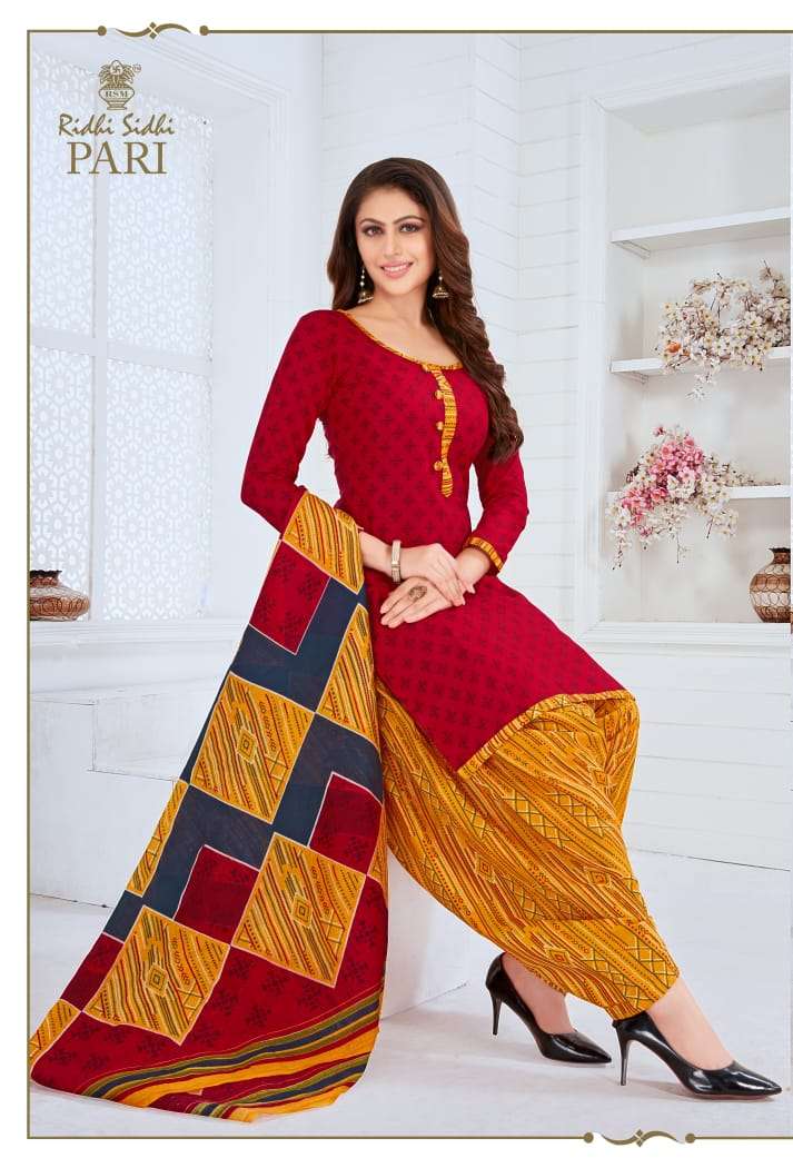 PARI VOL-12 BY RIDHI SIDHI 12001 TO 12014 SERIES BEAUTIFUL COLORFUL STYLISH PRETTY PARTY WEAR CASUAL WEAR OCCASIONAL WEAR PURE COTTON PRINTED DRESSES AT WHOLESALE PRICE