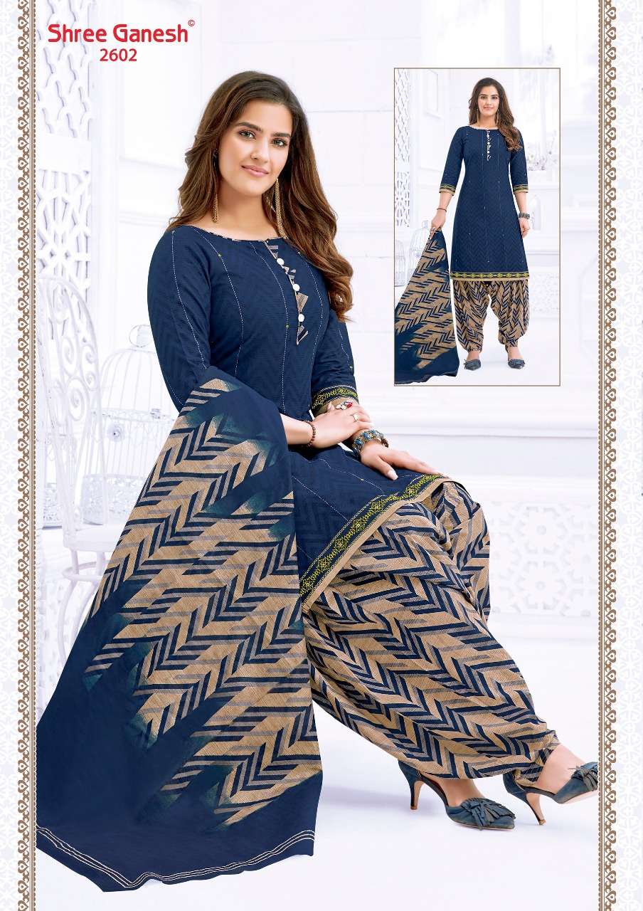 HANSIKA VOL-6 BY SHREE GANESH 2601 TO 2630 SERIES BEAUTIFUL COLORFUL STYLISH PRETTY PARTY WEAR CASUAL WEAR OCCASIONAL WEAR PURE COTTON PRINTED DRESSES AT WHOLESALE PRICE