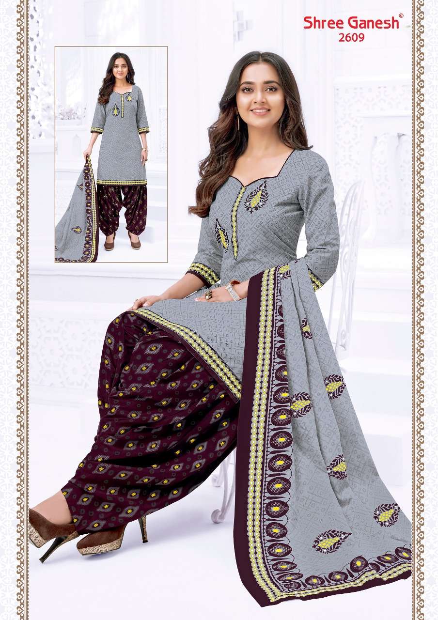 HANSIKA VOL-6 BY SHREE GANESH 2601 TO 2630 SERIES BEAUTIFUL COLORFUL STYLISH PRETTY PARTY WEAR CASUAL WEAR OCCASIONAL WEAR PURE COTTON PRINTED DRESSES AT WHOLESALE PRICE
