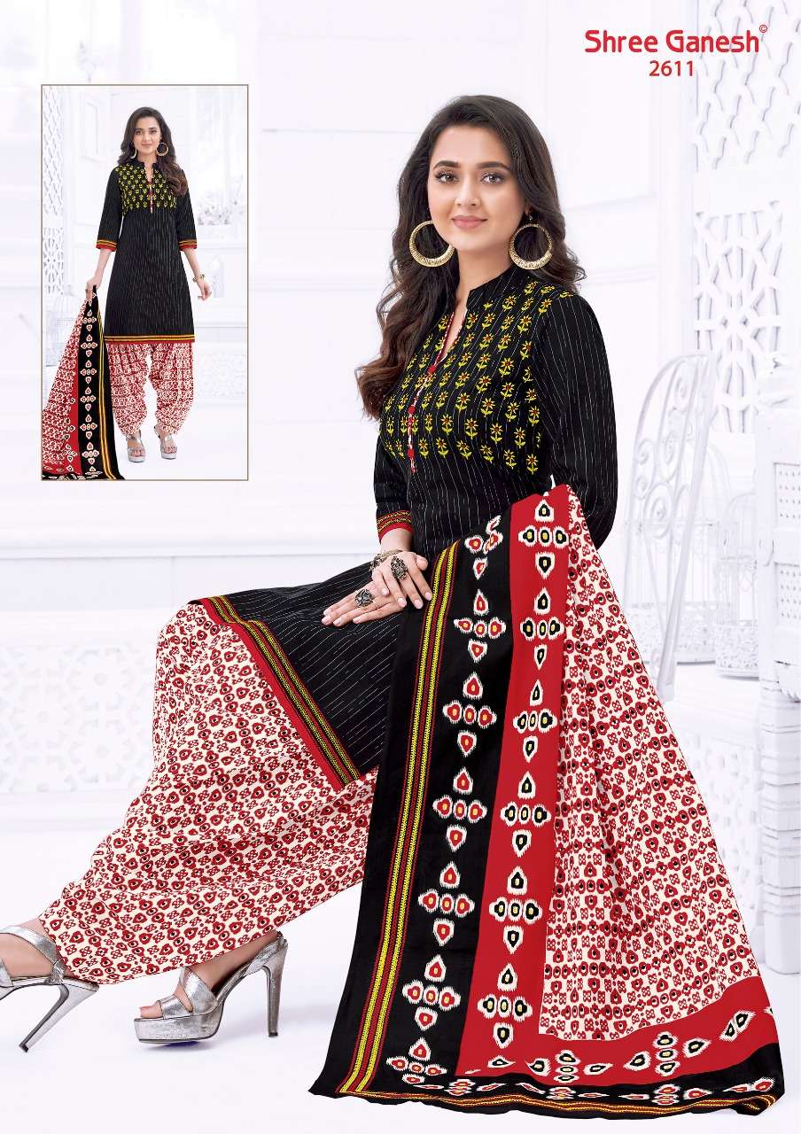 HANSIKA VOL-6 BY SHREE GANESH 2601 TO 2630 SERIES BEAUTIFUL COLORFUL STYLISH PRETTY PARTY WEAR CASUAL WEAR OCCASIONAL WEAR PURE COTTON PRINTED DRESSES AT WHOLESALE PRICE