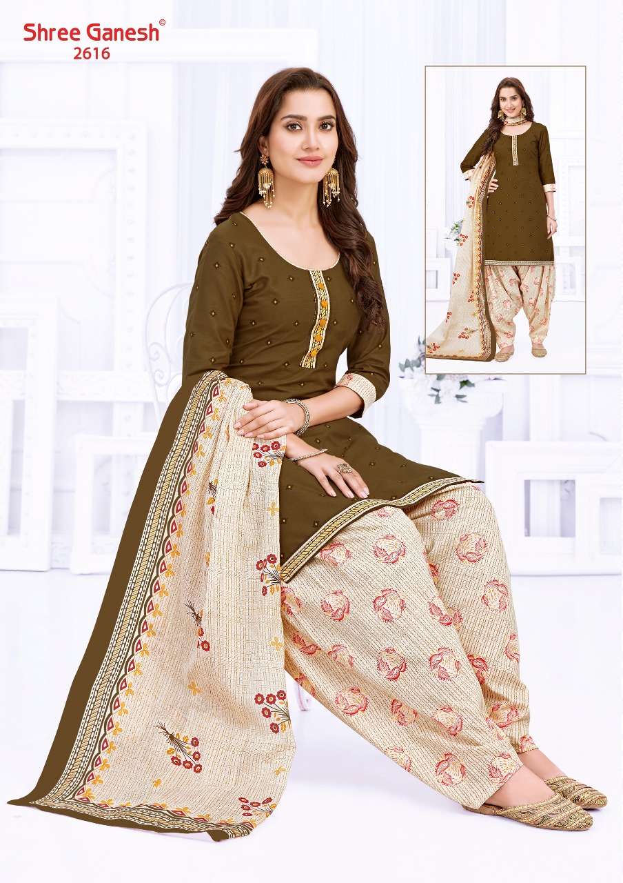 HANSIKA VOL-6 BY SHREE GANESH 2601 TO 2630 SERIES BEAUTIFUL COLORFUL STYLISH PRETTY PARTY WEAR CASUAL WEAR OCCASIONAL WEAR PURE COTTON PRINTED DRESSES AT WHOLESALE PRICE