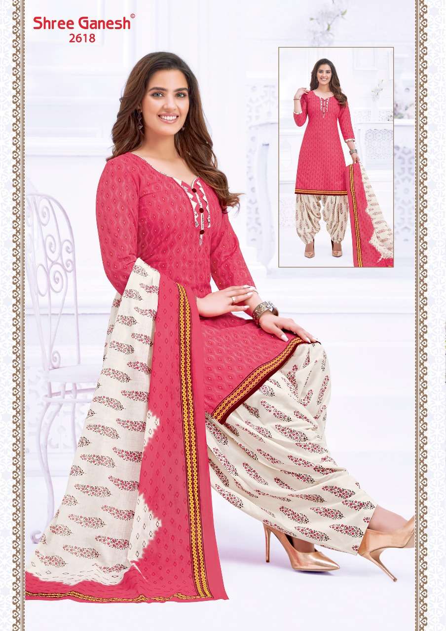 HANSIKA VOL-6 BY SHREE GANESH 2601 TO 2630 SERIES BEAUTIFUL COLORFUL STYLISH PRETTY PARTY WEAR CASUAL WEAR OCCASIONAL WEAR PURE COTTON PRINTED DRESSES AT WHOLESALE PRICE