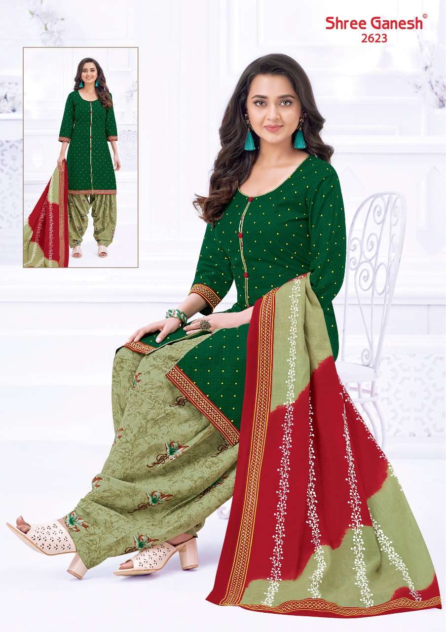 HANSIKA VOL-6 BY SHREE GANESH 2601 TO 2630 SERIES BEAUTIFUL COLORFUL STYLISH PRETTY PARTY WEAR CASUAL WEAR OCCASIONAL WEAR PURE COTTON PRINTED DRESSES AT WHOLESALE PRICE