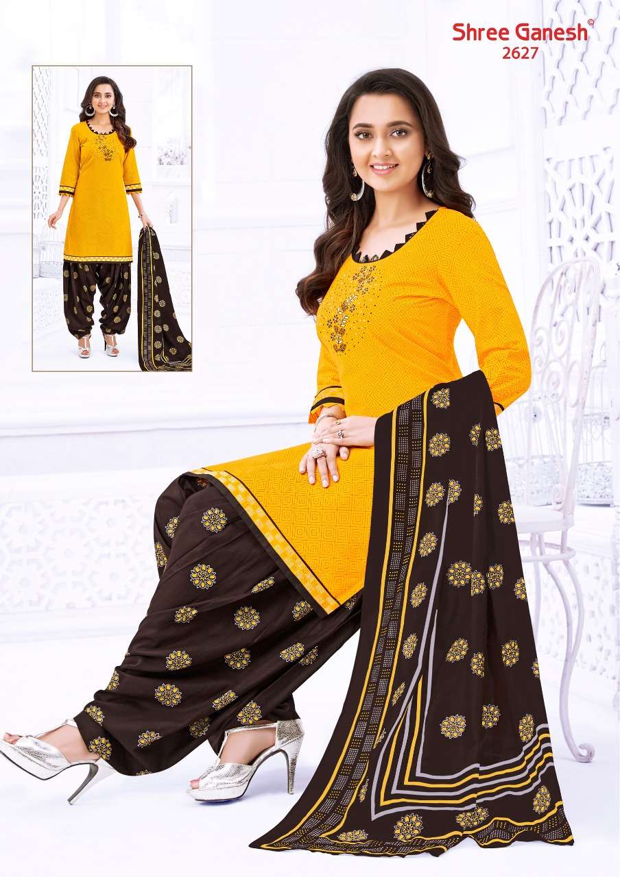HANSIKA VOL-6 BY SHREE GANESH 2601 TO 2630 SERIES BEAUTIFUL COLORFUL STYLISH PRETTY PARTY WEAR CASUAL WEAR OCCASIONAL WEAR PURE COTTON PRINTED DRESSES AT WHOLESALE PRICE