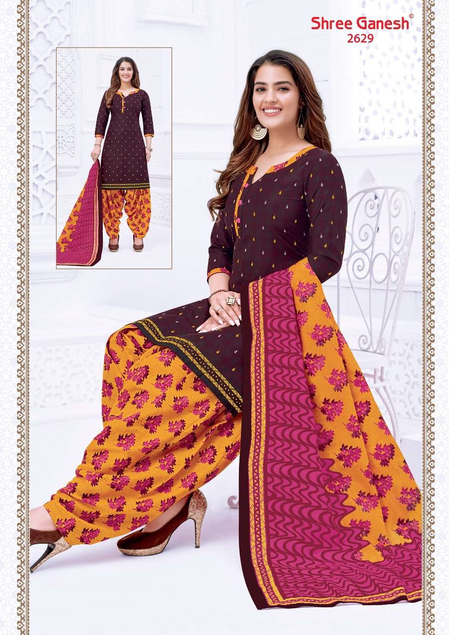 HANSIKA VOL-6 BY SHREE GANESH 2601 TO 2630 SERIES BEAUTIFUL COLORFUL STYLISH PRETTY PARTY WEAR CASUAL WEAR OCCASIONAL WEAR PURE COTTON PRINTED DRESSES AT WHOLESALE PRICE