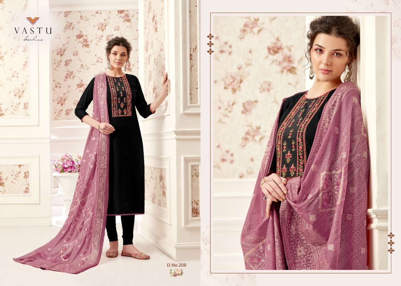 NETRA VOL-2 BY VASTU TEX 201 TO 210 SERIES BEAUTIFUL COLORFUL STYLISH PRETTY PARTY WEAR CASUAL WEAR OCCASIONAL WEAR LAWN COTTON PRINTED DRESSES AT WHOLESALE PRICE