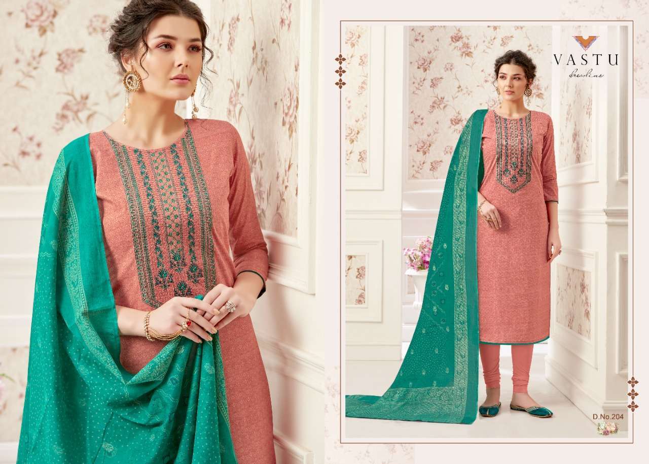 NETRA VOL-2 BY VASTU TEX 201 TO 210 SERIES BEAUTIFUL COLORFUL STYLISH PRETTY PARTY WEAR CASUAL WEAR OCCASIONAL WEAR LAWN COTTON PRINTED DRESSES AT WHOLESALE PRICE