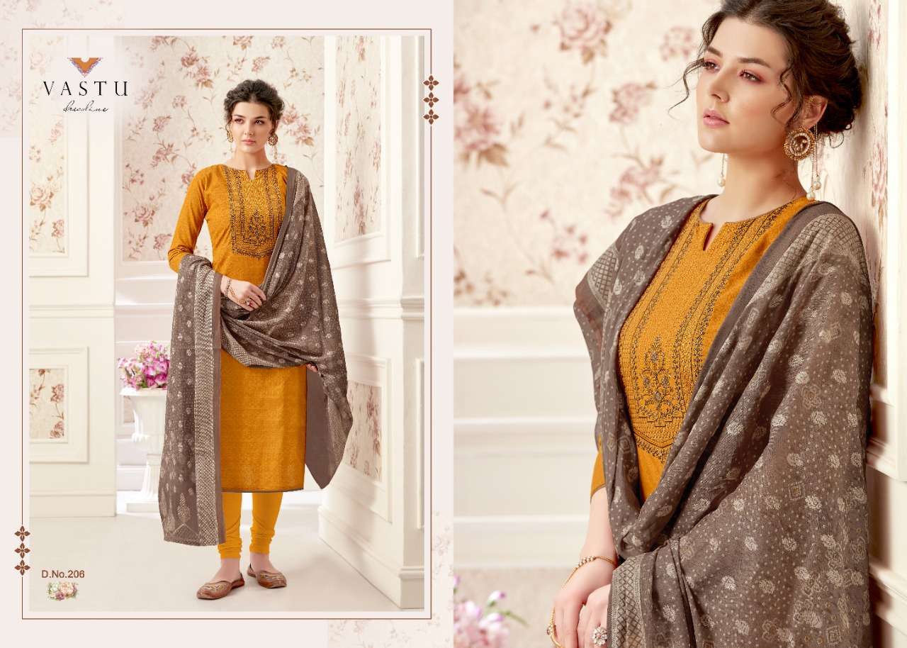 NETRA VOL-2 BY VASTU TEX 201 TO 210 SERIES BEAUTIFUL COLORFUL STYLISH PRETTY PARTY WEAR CASUAL WEAR OCCASIONAL WEAR LAWN COTTON PRINTED DRESSES AT WHOLESALE PRICE