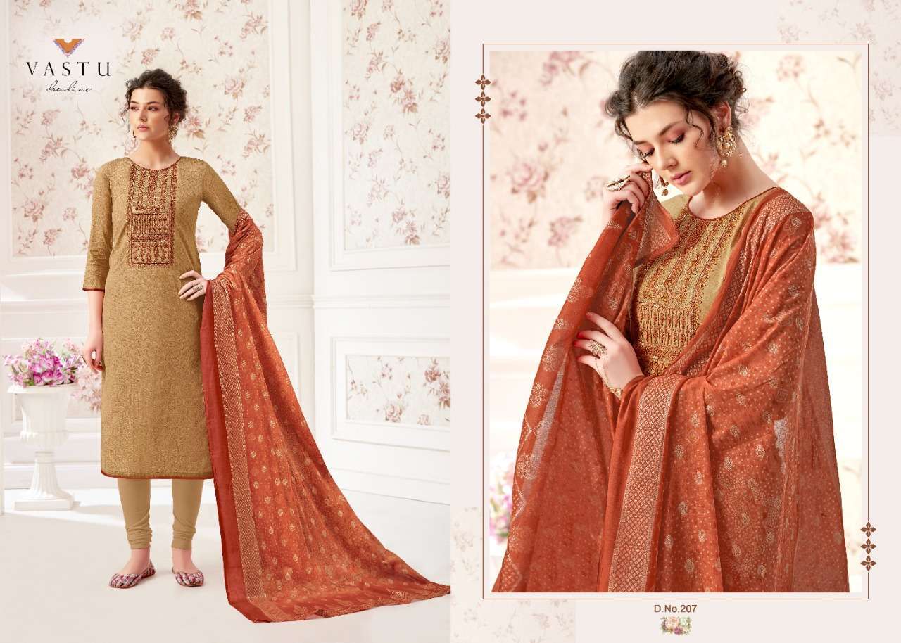 NETRA VOL-2 BY VASTU TEX 201 TO 210 SERIES BEAUTIFUL COLORFUL STYLISH PRETTY PARTY WEAR CASUAL WEAR OCCASIONAL WEAR LAWN COTTON PRINTED DRESSES AT WHOLESALE PRICE