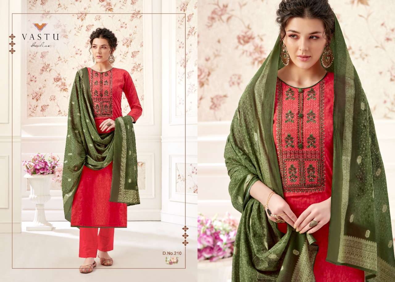 NETRA VOL-2 BY VASTU TEX 201 TO 210 SERIES BEAUTIFUL COLORFUL STYLISH PRETTY PARTY WEAR CASUAL WEAR OCCASIONAL WEAR LAWN COTTON PRINTED DRESSES AT WHOLESALE PRICE