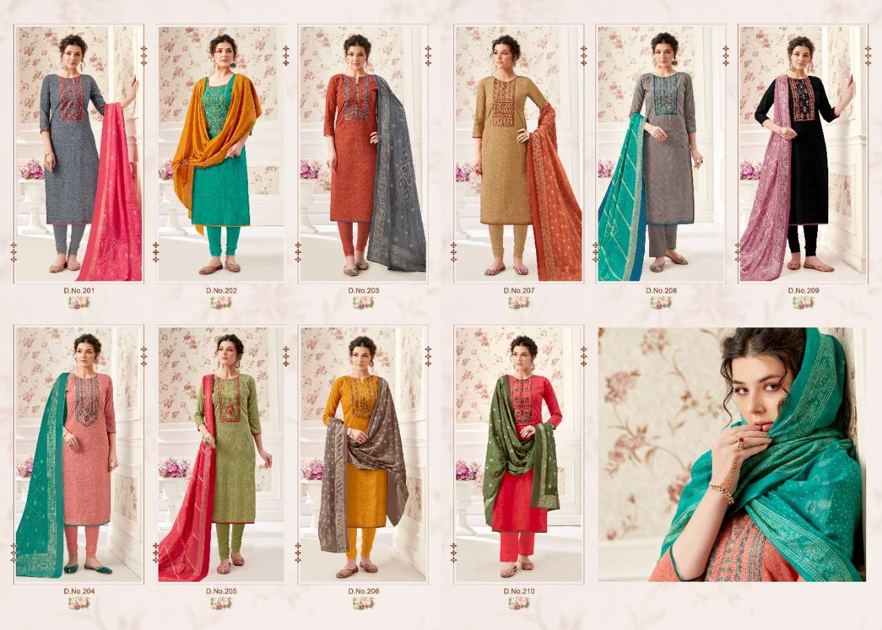 NETRA VOL-2 BY VASTU TEX 201 TO 210 SERIES BEAUTIFUL COLORFUL STYLISH PRETTY PARTY WEAR CASUAL WEAR OCCASIONAL WEAR LAWN COTTON PRINTED DRESSES AT WHOLESALE PRICE