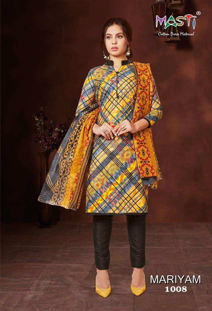 MARIYAM BY MASTI 1001 TO 1010 SERIES BEAUTIFUL COLORFUL STYLISH FANCY CASUAL WEAR & ETHNIC WEAR & READY TO WEAR COTTON PRINTED DRESSES AT WHOLESALE PRICE