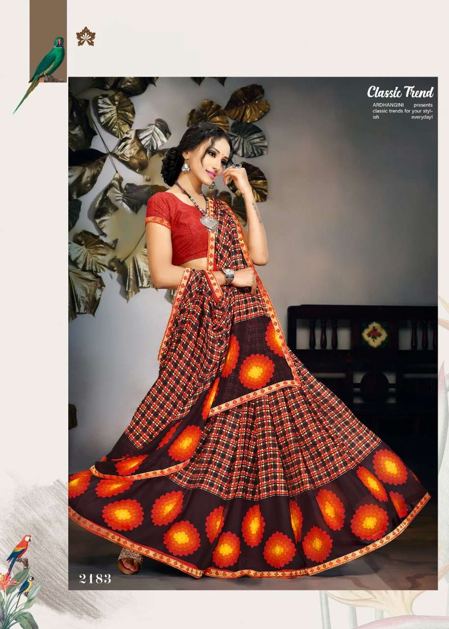 SALONI HOT VOL-11 BY HAYTEE 2179 TO 2190 SERIES INDIAN TRADITIONAL WEAR COLLECTION BEAUTIFUL STYLISH FANCY COLORFUL PARTY WEAR & OCCASIONAL WEAR RENNIAL PRINTED SAREES AT WHOLESALE PRICE