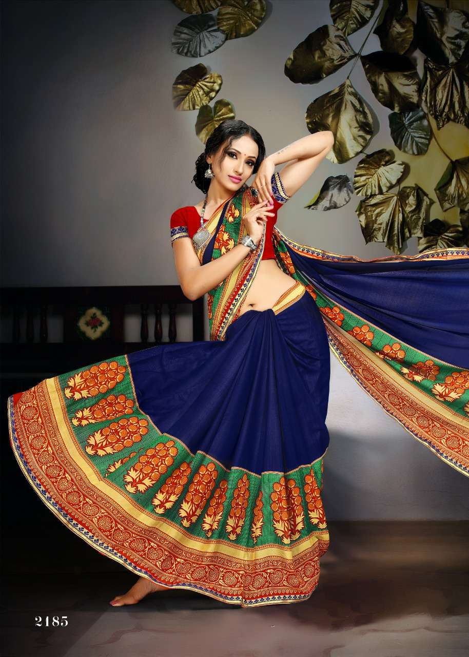 SALONI HOT VOL-11 BY HAYTEE 2179 TO 2190 SERIES INDIAN TRADITIONAL WEAR COLLECTION BEAUTIFUL STYLISH FANCY COLORFUL PARTY WEAR & OCCASIONAL WEAR RENNIAL PRINTED SAREES AT WHOLESALE PRICE