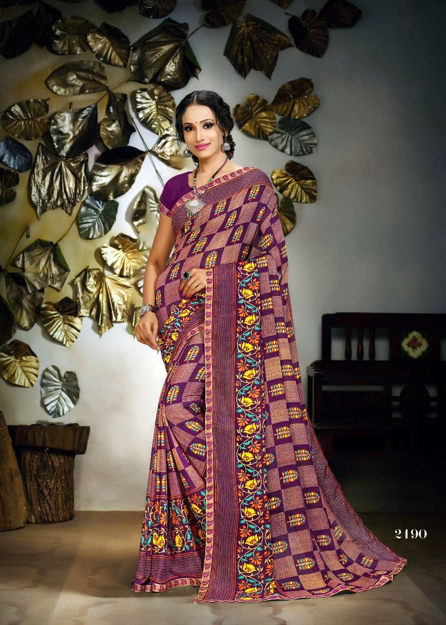 SALONI HOT VOL-11 BY HAYTEE 2179 TO 2190 SERIES INDIAN TRADITIONAL WEAR COLLECTION BEAUTIFUL STYLISH FANCY COLORFUL PARTY WEAR & OCCASIONAL WEAR RENNIAL PRINTED SAREES AT WHOLESALE PRICE