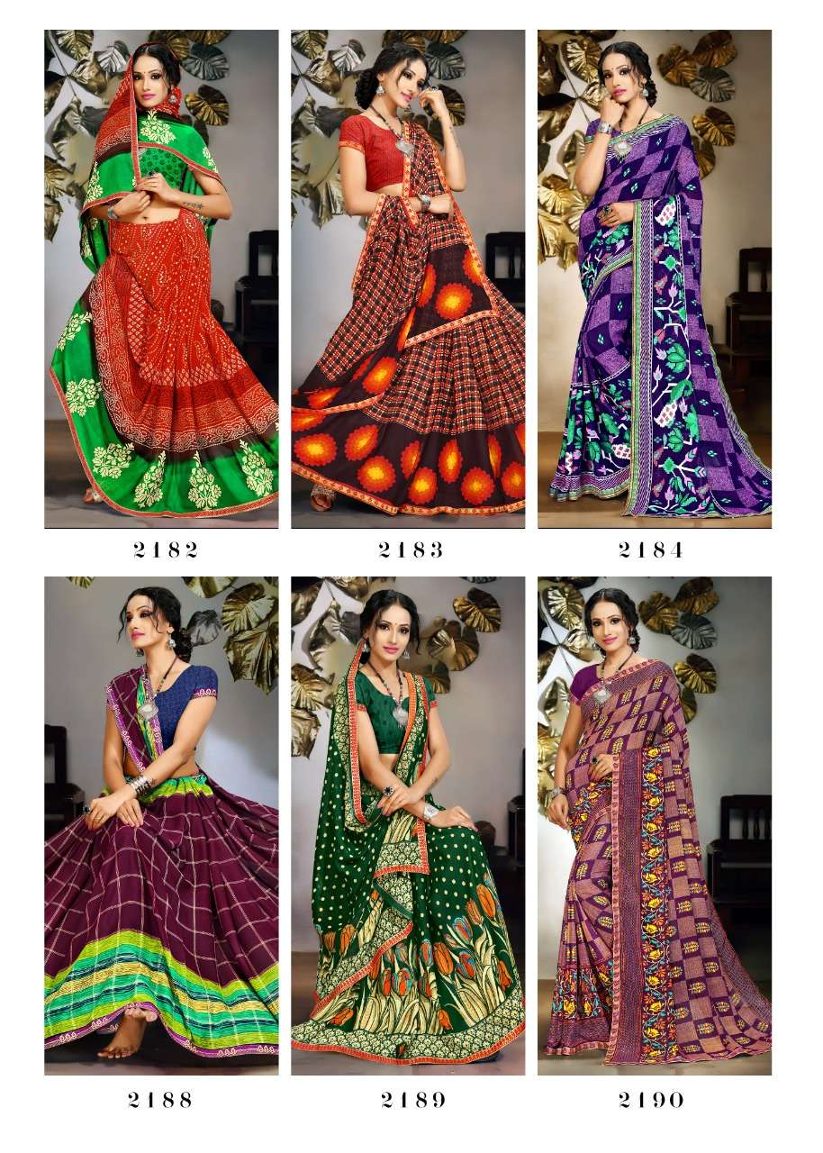 SALONI HOT VOL-11 BY HAYTEE 2179 TO 2190 SERIES INDIAN TRADITIONAL WEAR COLLECTION BEAUTIFUL STYLISH FANCY COLORFUL PARTY WEAR & OCCASIONAL WEAR RENNIAL PRINTED SAREES AT WHOLESALE PRICE