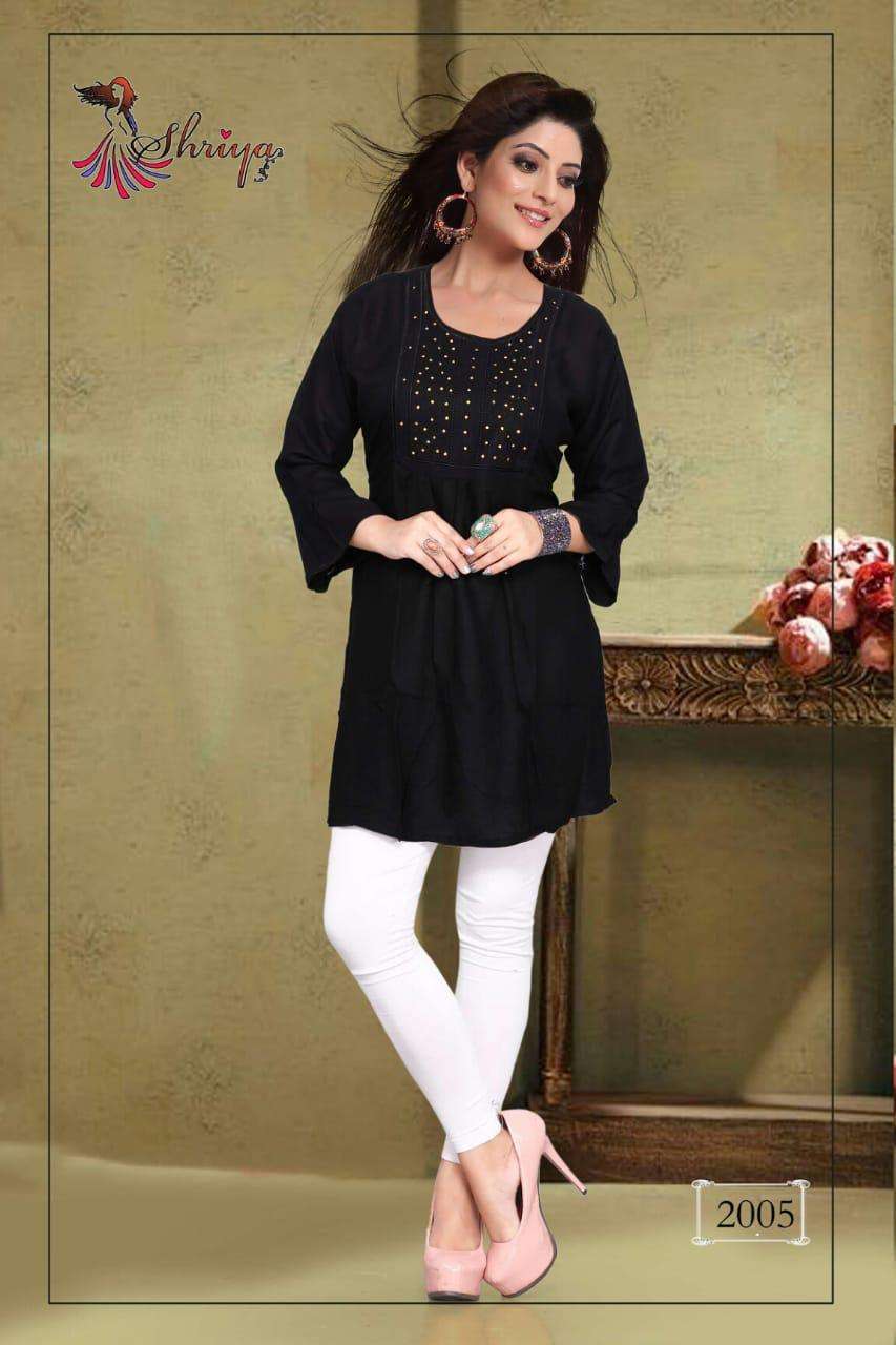 LEMON BY SHRIYA 2001 TO 2010 SERIES BEAUTIFUL COLORFUL STYLISH FANCY CASUAL WEAR & ETHNIC WEAR & READY TO WEAR RAYON PRINTED KURTIS AT WHOLESALE PRICE