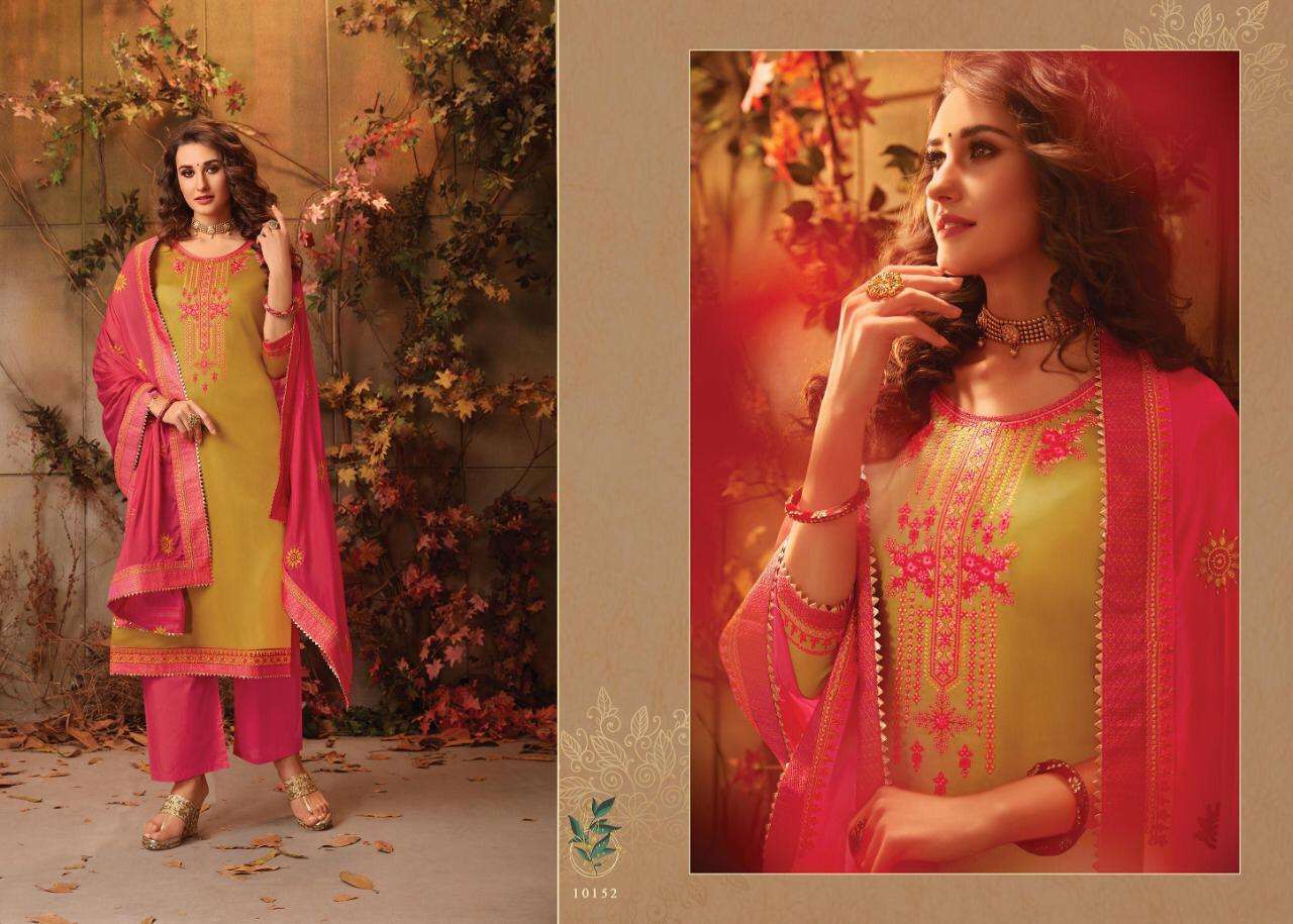DELIGHT BY RAMAIYA 10151 TO 1058 SERIES BEAUTIFUL COLORFUL STYLISH PRETTY PARTY WEAR CASUAL WEAR OCCASIONAL WEAR JAM SILK WITH EMBROIDERY DRESSES AT WHOLESALE PRICE