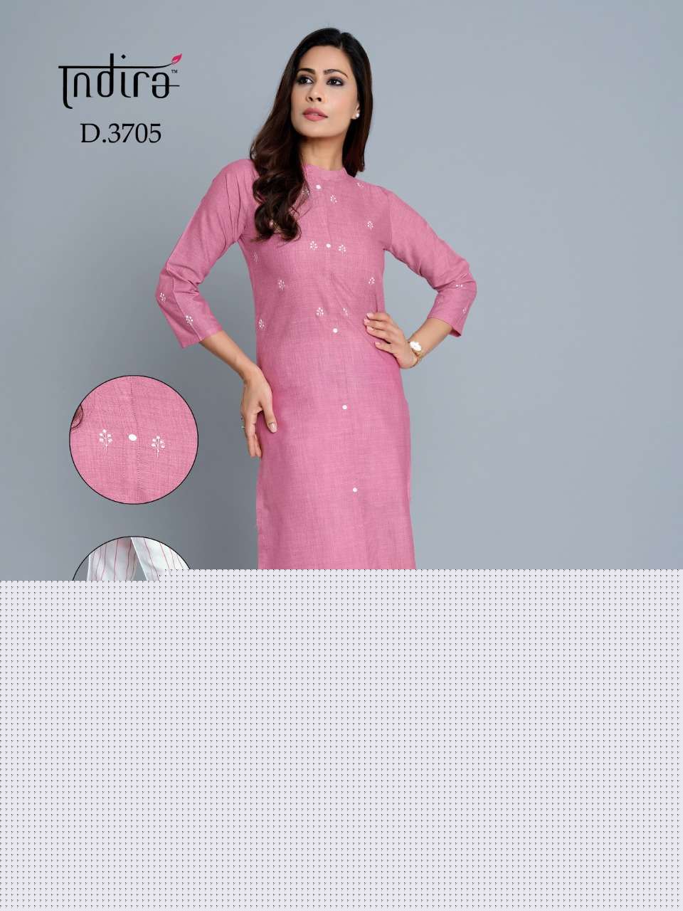SAUMYA BY INDIRA 3701 TO 3706 SERIES BEAUTIFUL COLORFUL STYLISH FANCY CASUAL WEAR & ETHNIC WEAR & READY TO WEAR SOFT COTTON WITH EMBROIDERY KURTIS AT WHOLESALE PRICE